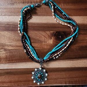 Colorful Pendant Necklace